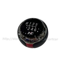 Leather Gear Shift Lever Knob for 2021 2022 2023 Hyundai Elantra N Line 1.6 picture