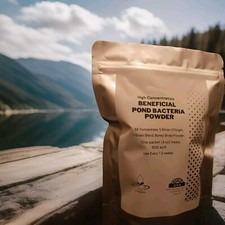 Muck Removal Pond Bacteria Powder, 5x Concentrated, For Fresh Water Ponds, 1 lb. picture