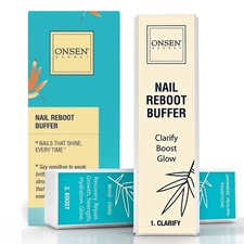 Onsen Secret nail buffers blocks for natural nails, nail repair 3 Way Nail File picture