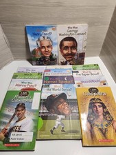 Who Was?/Who Is?/What Is? Paperback 14 Book Lot Illustrated Grosset & Dunlap picture