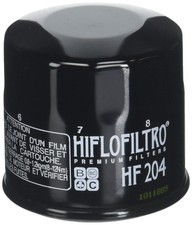 Black Premium Hiflo Oil Filter HF204 for Cars - High Flow Oil Filter picture