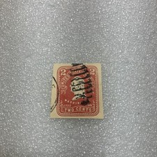 USED/Cancelled 1901 RARE US Postage George Washington 1732-1799 RED 2c Stamp. picture