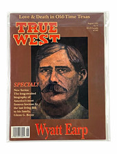 True West Magazine August 1993 Wyatt Earp Special Edition Glenn G. Boyer picture