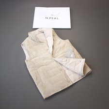 N Peal Verbiers Reversible Suede Gilet / £995 / Suede & Cashmere / Small / Ecru picture