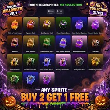 All Halloween Sprites Buy ANY 2 Get 1 FREE Fortnite - (To Keep) picture