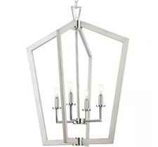 Progress Lighting Galloway 4-Light 30 in. Brushed Nickel Modern Farmhouse Foyer picture