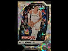 2024-2025 Prizm Monopoly - Victor Wembanyama (White Cracked Ice) #73 - Spurs picture