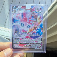Pokemon TCG Sylveon VMAX TG15/TG30 Full Art Holo Rapid Strike Ultra Rare picture