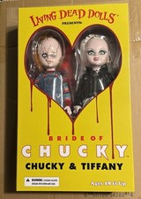 Mezco Toyz LDD Living Dead Dolls Bride of Chucky Chucky Tiffany Set New In Hand picture