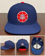 Nike Arizona Wildcats Basketball Snapback Hat NCAA Navy Red Blue Adjustable picture