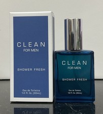 CLEAN for men shower fresh eau de toilette  1 oz NEW IN BOX picture