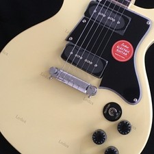 double cut TV electric guitar yellow p90 pickups bone nut stainless Fret guitar picture