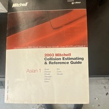 2003 Mitchell Collision Estimating And Reference Guide picture