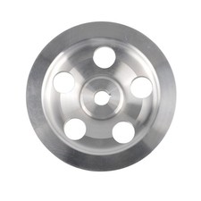 SB & BB Chevy Power Steering Pulley Saginaw Pump Keyway Style 1 Groove Aluminum picture