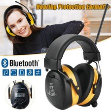 FM Radio Headphones with Digital Display 30dB FM Hearing Protection Earmuffs picture