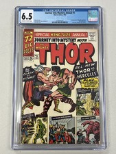 THOR Journey Into Mystery #1 CGC 6.5 1965 - King Size (1st app. Hercules) picture