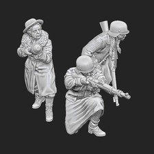 European Civilian Soldiers_Just Some Miniatures_1:72-1:35_WWII_for Bolt Action picture