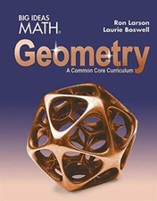 BIG IDEAS MATH Geometry: Common Core Student Edition 2015 - Hardcover - GOOD picture