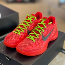 Kobe 6 Protro Reverse Grinch Red FV4921-600 Men's Size US 7-12 NEW picture
