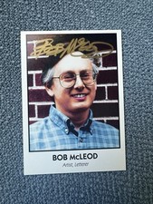 1992 Eclipse Famous Comic Book Creators Bob McLeod Autograph Card #10 picture