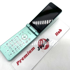 SHARP AQUOS Keitai 2 601SH Green Unlocked 4G Android Flip Phone Tested Japan picture