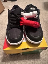 Nike Wasted Youth x Dunk SB Low Size 10.5 Black Denim DEADSTOCK picture