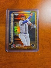 2025 Topps Chrome Gilded Collection, Ketel Marte #118 Gold Refractor /99, Dbacks picture