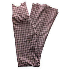NEW Offline By Aerie Real Me Leggings Womens M Houndstooth Crossover Super Flare picture