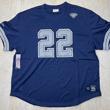 NEW Emmitt Smith Dallas Cowboys Mitchell Ness Retired Player Mesh Shirt 3XL picture