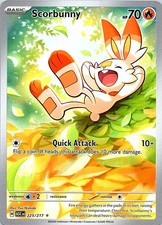 Scorbunny Holo Illustration Rare ME: Ascended Heroes 225/217 NM picture