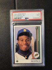 Upper Deck 1989 Ken Griffey Jr Star Rookie #1 Rookie RC PSA 9 picture