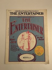 VTG 1974 The Entertainer Sheet Music by Scott Joplin picture
