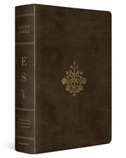ESV, Large Print Study Bible (Trutone, Olive, Branch Design) picture