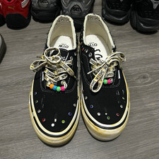 VANS OTW x Andy Warhol Men's Black Canvas Studded Lace-Up Sneakers US 9 picture
