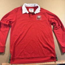 Wales KooGa Vintage Rugby Nations Shirt Long Sleeve Size XL picture