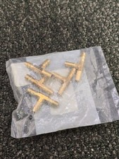 (QTY 25) Vis Brass Hose Barb Tee Fittings 5/16