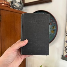 Vintage 1929 Holy Bible American Standard Version Black Cloth Red Edge ABS picture