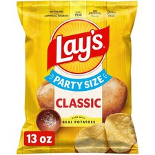 Lay's Classic Potato Chips, Party Size, 13 oz Bag  picture