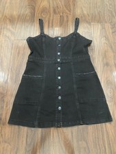 Aeropostale Black Denim Overall Skirt picture