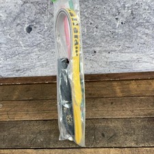 Vintage Allara Toe Straps Yellow NOS ART 80 70s 80s Eroica Road Bike Italy picture