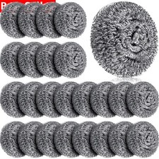 Commercial Grade 150 Pack Steel Wool Pads – 3 Inches, Ideal for Tough Cleaning picture