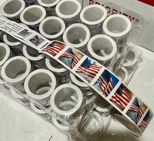 20 rolls 100 usps stamps totaling 2000 stamps picture