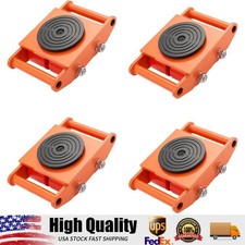 4Pcs Heavy Duty Machinery Mover, 4-Wheel Skate Dolly with 360° Swivel Casters picture