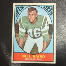 Topps 1967 Topps Bill Baird #89 New York Jets Football Trading Card picture