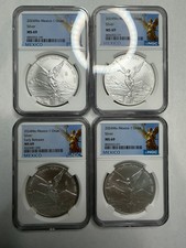 2024 Mo Mexico 1 Onza Silver Libertad NGC MS69 Mexico Angel Label Great Luster picture