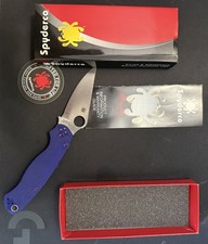Spyderco Paramilitary 2 Knife G-10 Blue Purple S110V C81GPDBL2 customized picture