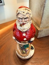 Antique Composition Santa Claus Figure Christmas Folk Art picture