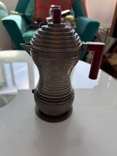 Alessi Pulcina Stove Top Espresso 3 Cup Coffee Maker in Aluminum  picture