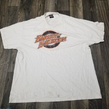 Harley-Davidson White Discolored/stained Osceola Iowa Size 2XL picture