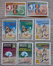 Paraguay 1969 Space Travel Postage Stamps Lot of 8- Mint picture